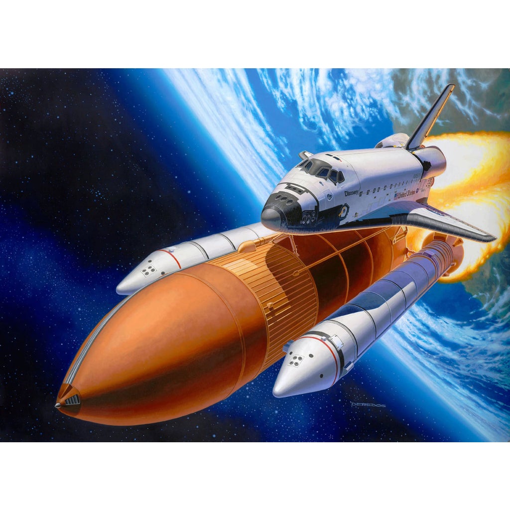 Revell Space Shuttle Discovery Booster Djake International