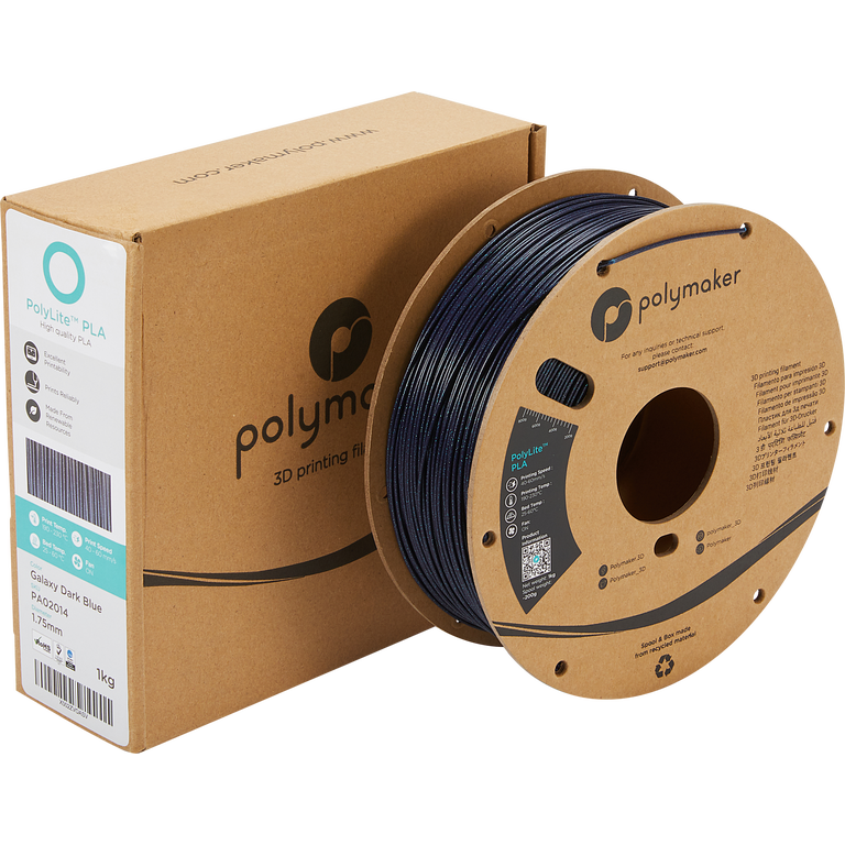 Polymaker Polylite Pla Galaxy Dark Blue Djake International