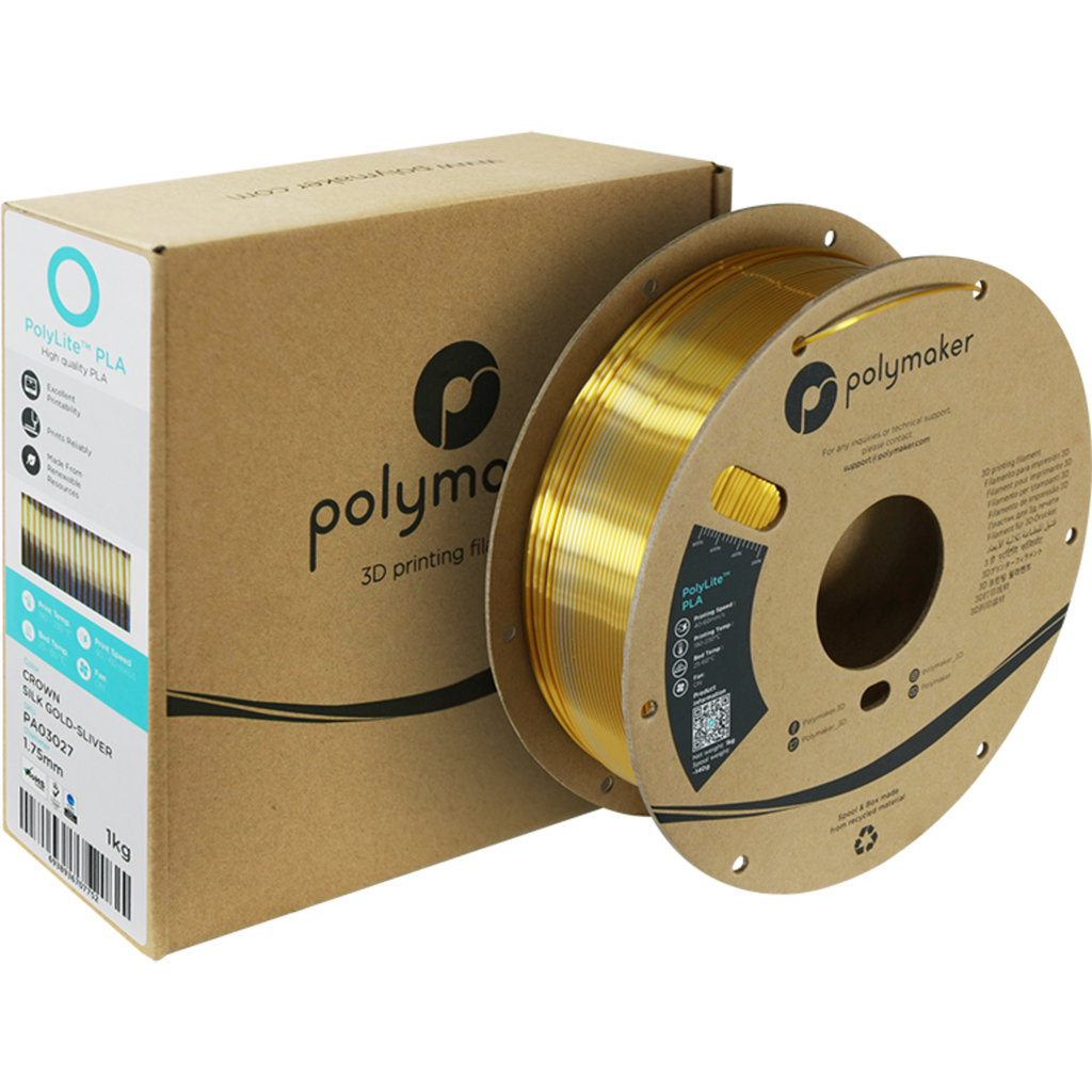 Polymaker Polylite Dual Silk Pla Crown Gold Silver Djake Deutschland