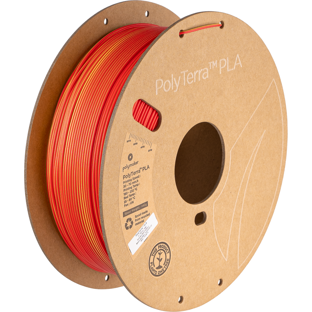 Polymaker Polyterra Pla Dual Sunrise Red Yellow Djake Sterreich