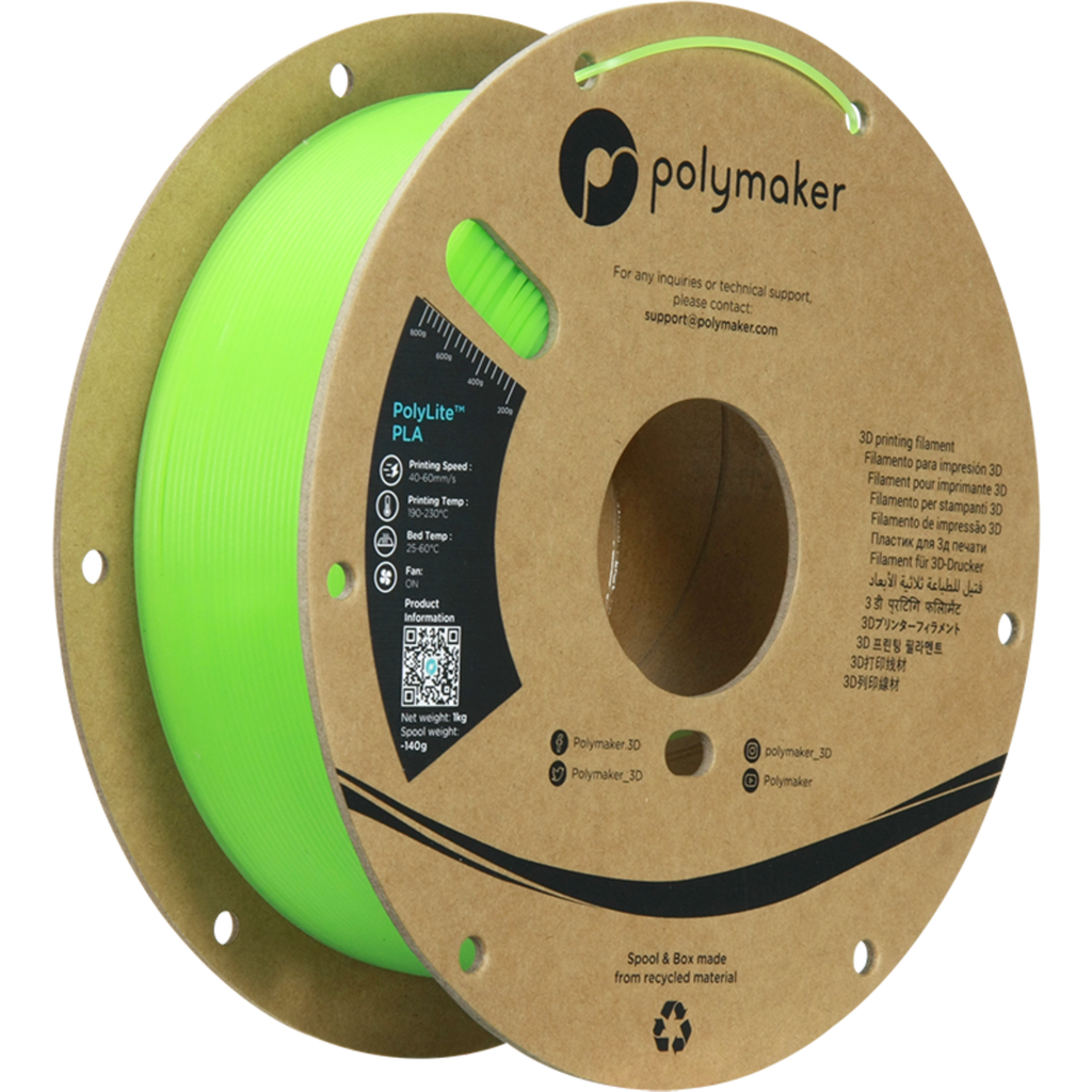 Polymaker Polylite Luminous Pla Green Djake International