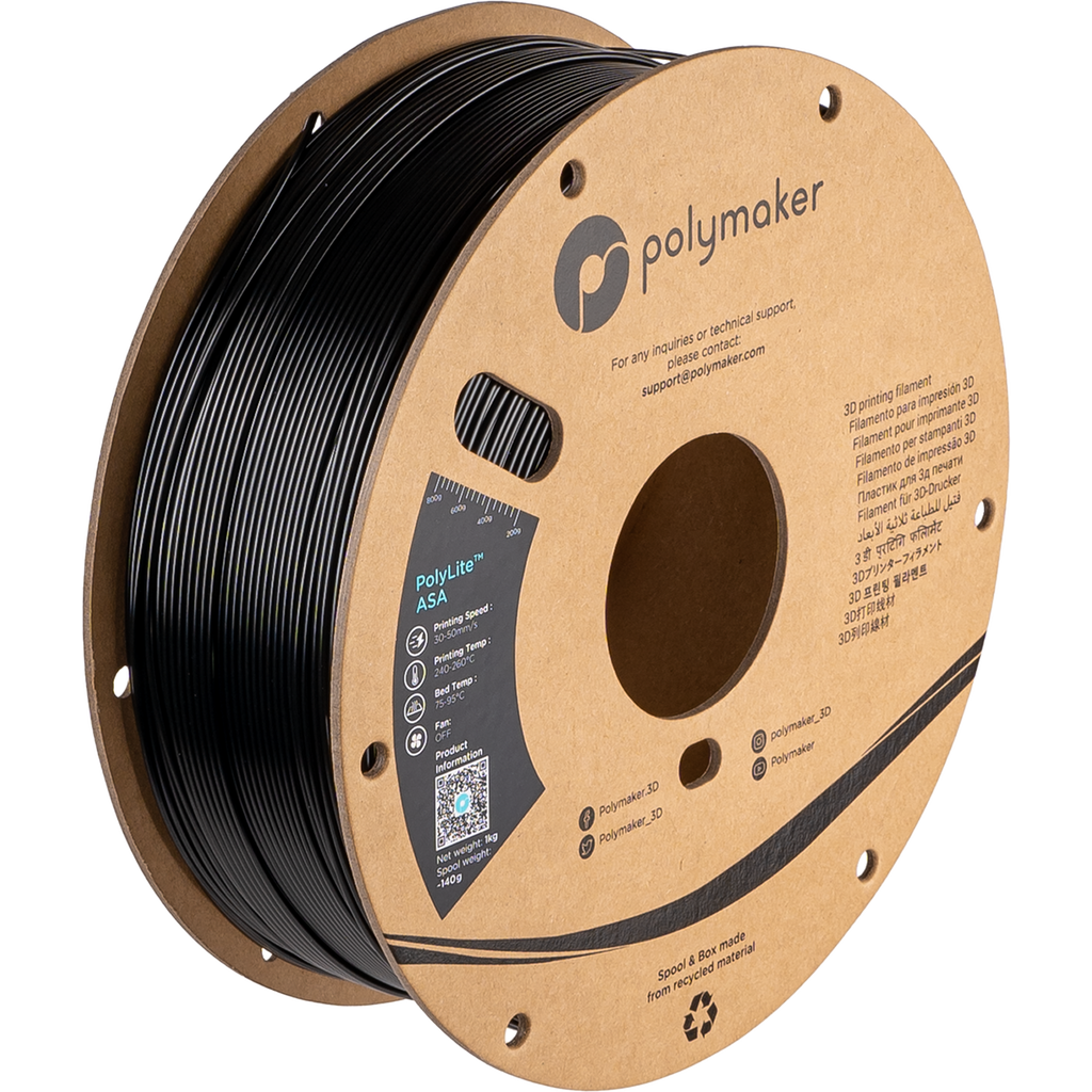 Polymaker Polylite Asa Jet Black Djake Deutschland