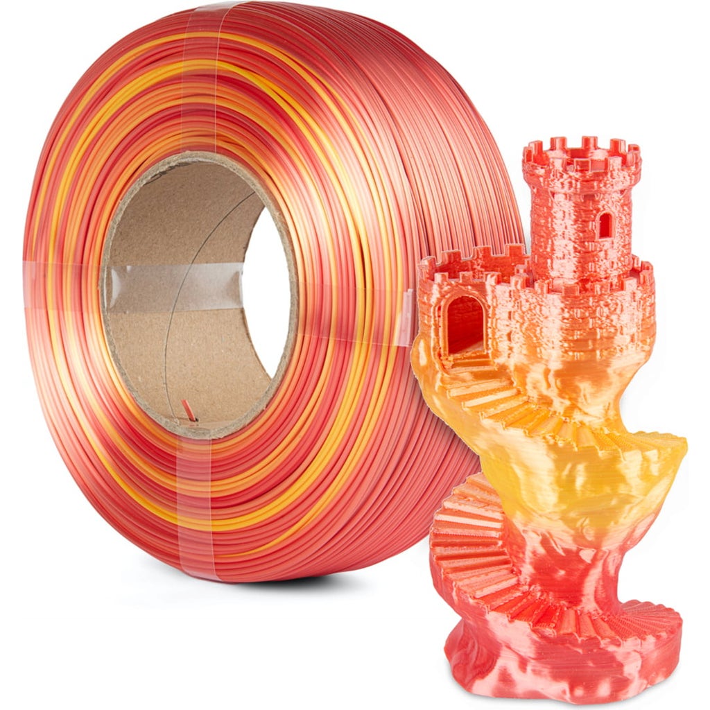 Spectrum Refill Pla Silk Rainbow Fire Red Djake Uk