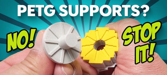 Having trouble removing PETG supports? With the PLA trick you can get them off quickly!