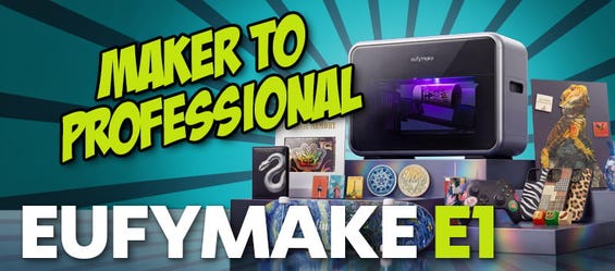 eufyMake E1 : imprimante UV à texture 3D pour makers et créatifs