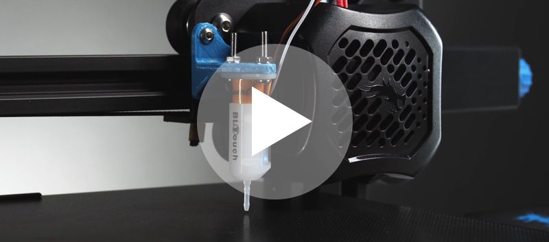 Installation of the BLTouch levelling sensor on the Creality Ender 3 V2