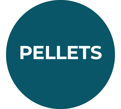 Filament pellets for processing