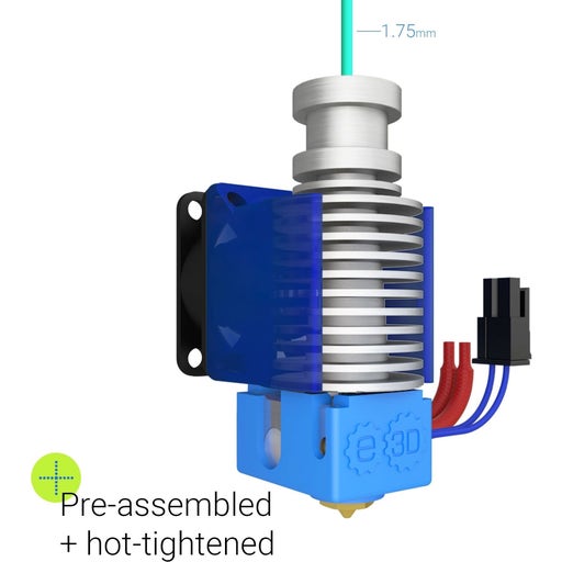 V6 All-Metal Hotend Direct Drive - 1,75 mm - 24V preassemblato
