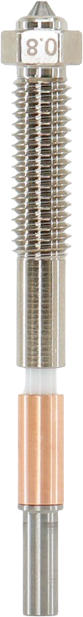 QIDI Tech Tungsten Carbide Bimetal Nozzle for Max4, 0.8 mm