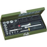 Screwdriver Set with 1/4' Ratchet and Magnetic Holder, 39 pieces