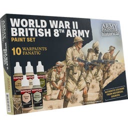Historical: World War II British 8th Army Paint Set