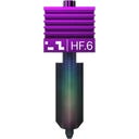 High Flow ObXidian™ 500 Complete HotEnd für Bambu Lab P2S & H2-Serie - 0,6 mm