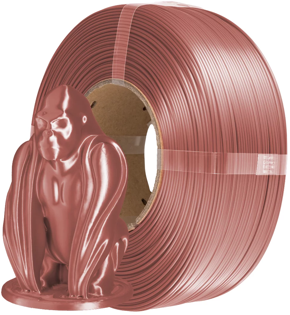 AzureFilm PLA Silk Refill Filament (spool-free) 1kg, Dark Copper