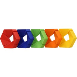 3DJAKE ecoPLA Color Mix Spar-Set - 5 x 1,75 mm / 1000 g