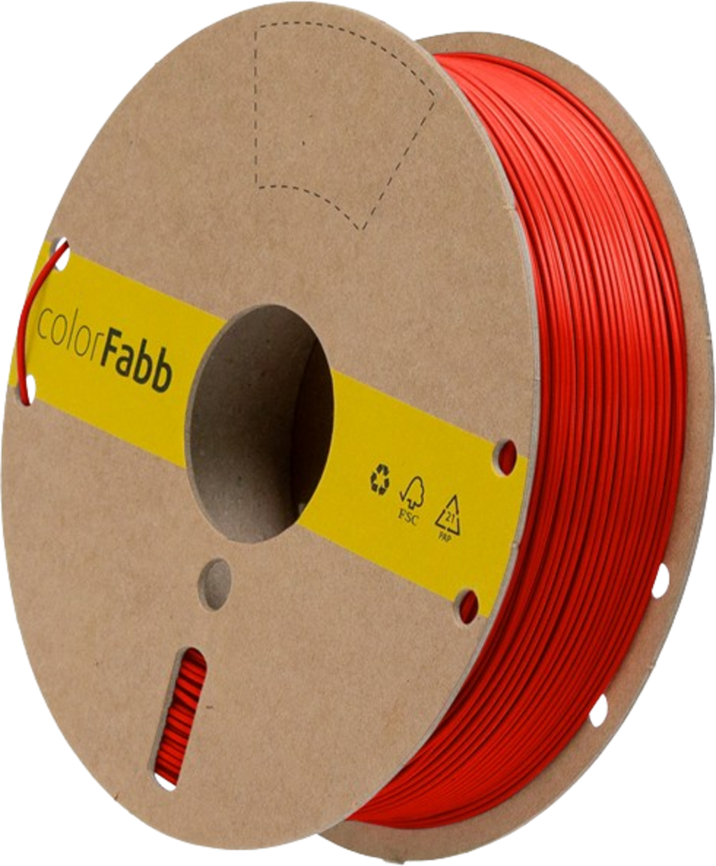 colorFabb LW-PLA Filament 750g, Red