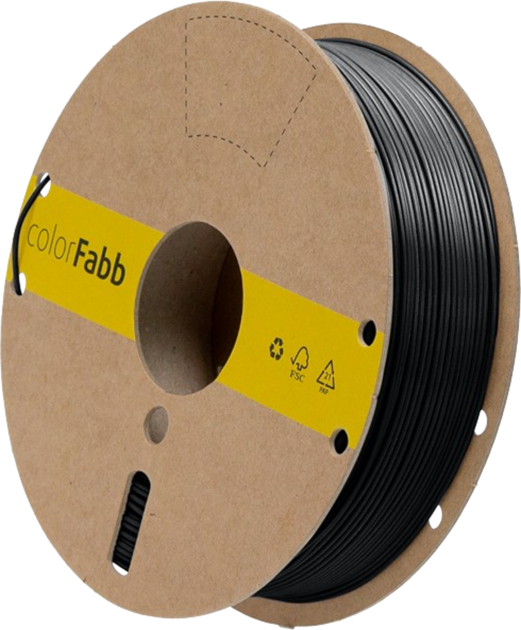 colorFabb PLA HP Filament 750g, Black