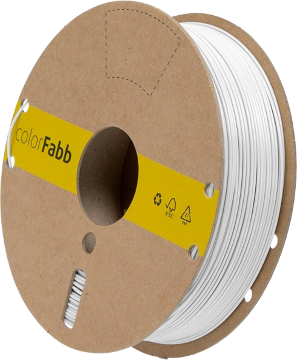 colorFabb PLA HP Filament 2.2kg, White