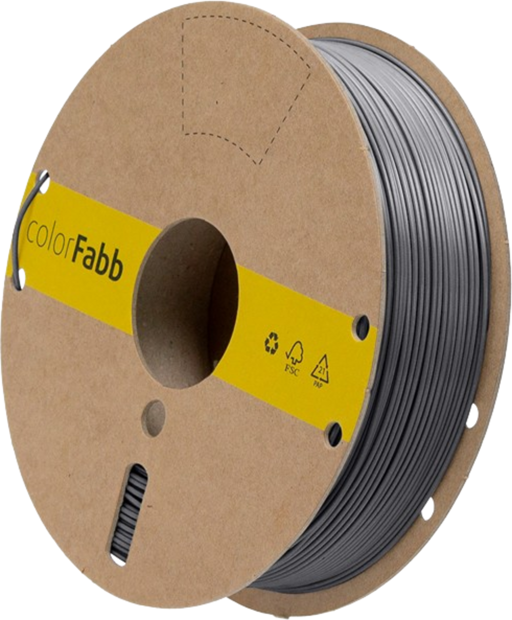 colorFabb LW-PLA-HT Filament 750g, Dark Grey