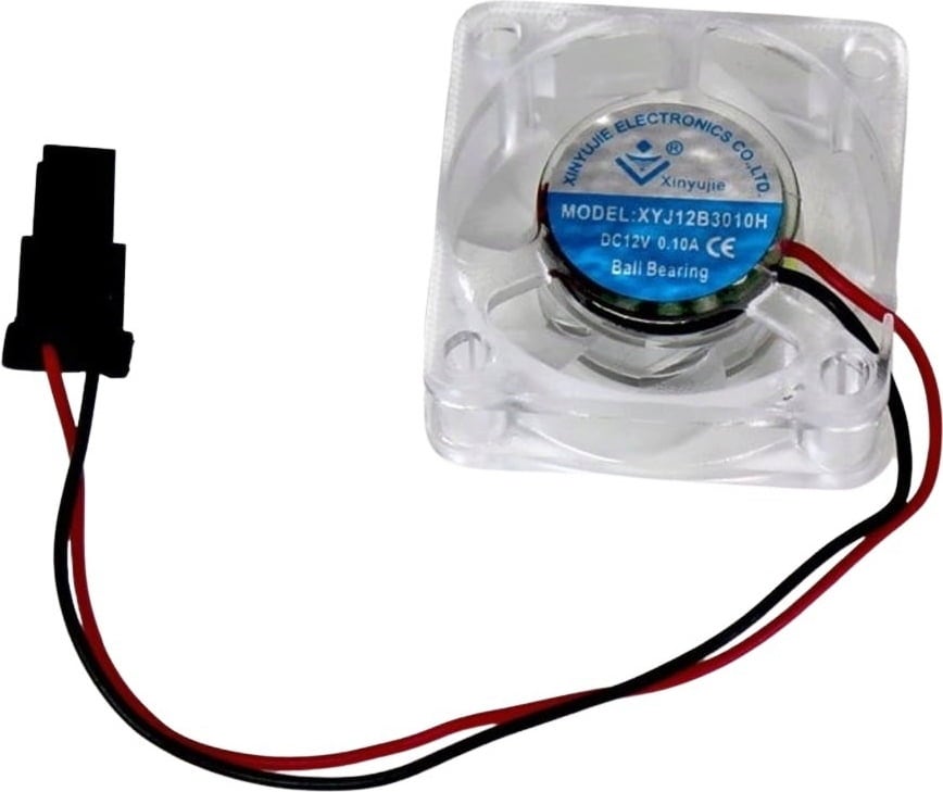 E3D DC Fan 24V - Transparent - 30 x 30 x 10 mm