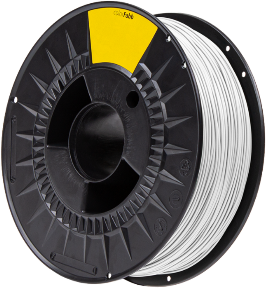 colorFabb PLA High Speed Pro Filament 1kg, Semi-Matte White