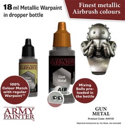The Army Painter Warpaints Air Metallics - Gun Metal