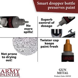 The Army Painter Warpaints Air Metallics - Gun Metal