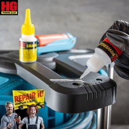 HG Power Glue Schweissnaht aus der Flasche Starterkit