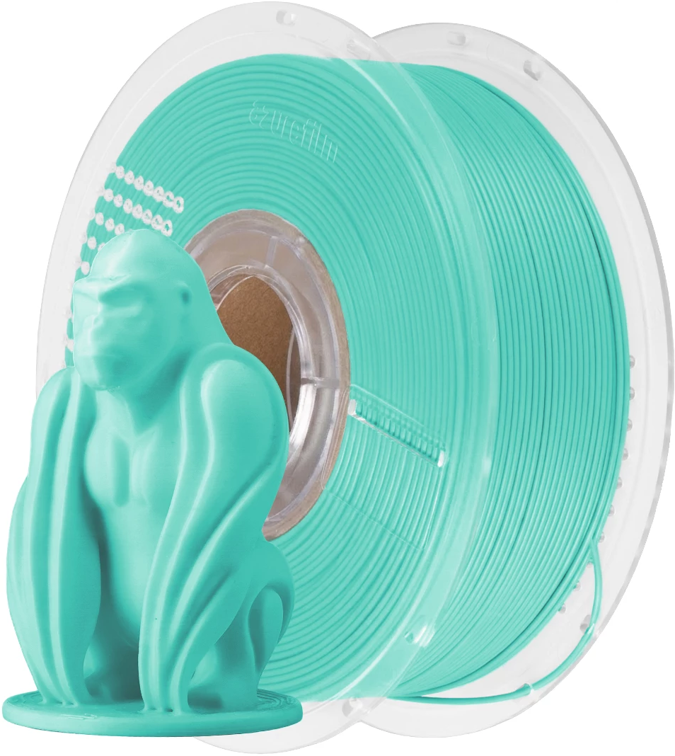 AzureFilm PLA Filament 1kg, Caribbean Green