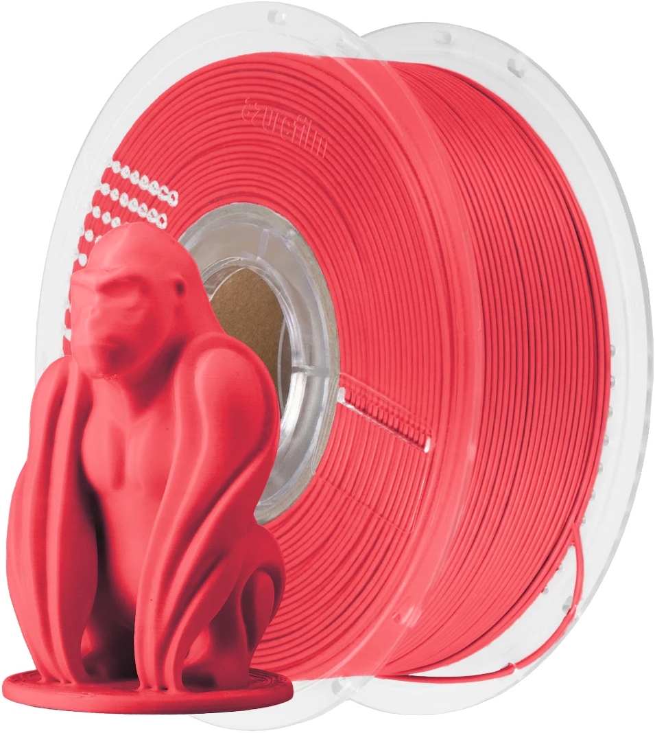 AzureFilm PLA Filament 1kg, Coral Red
