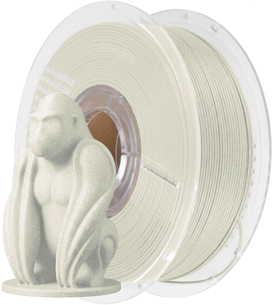 AzureFilm PLA Glitter Filament 1kg, Nature