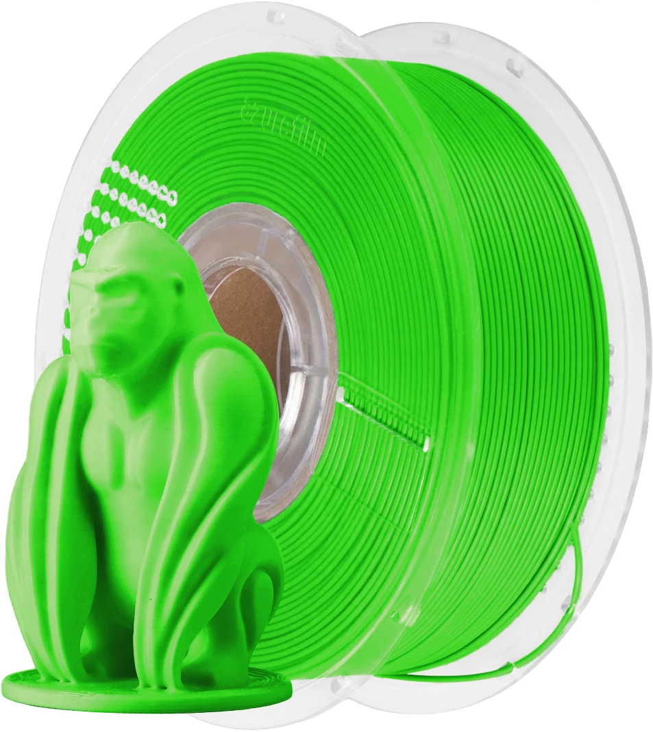AzureFilm PLA Filament 1kg, Light Green