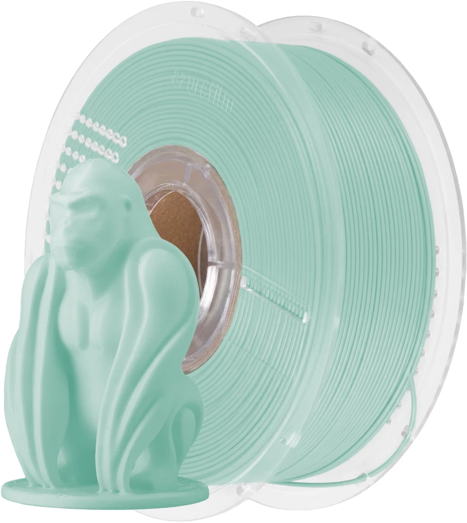 AzureFilm PLA Filament 1kg, Mint Green Pastel