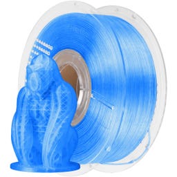 AzureFilm PLA Blå Transparent