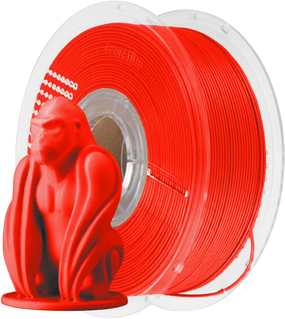 AzureFilm PLA Filament 1kg, Red