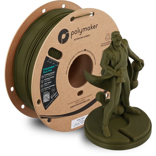 Polymaker PLA Pro Army Green - 3DJake Online Shop