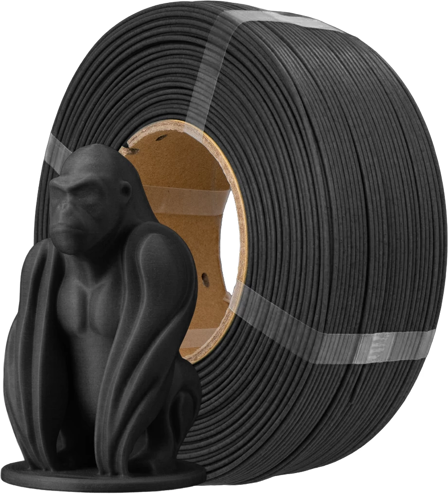 AzureFilm LumberLay Refill Filament (spool-free) 750g, Black Ebony