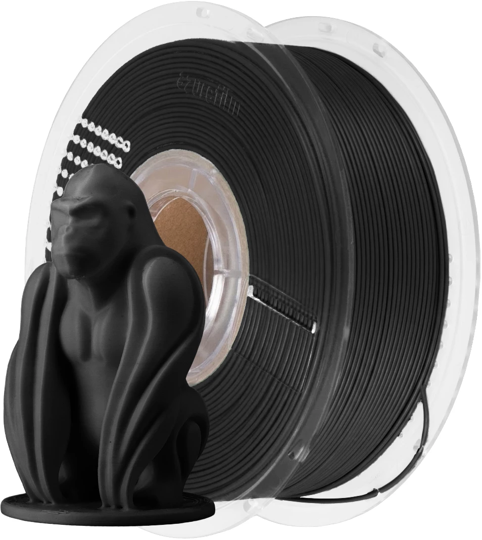 AzureFilm PLA Strongman Filament 1kg, Black