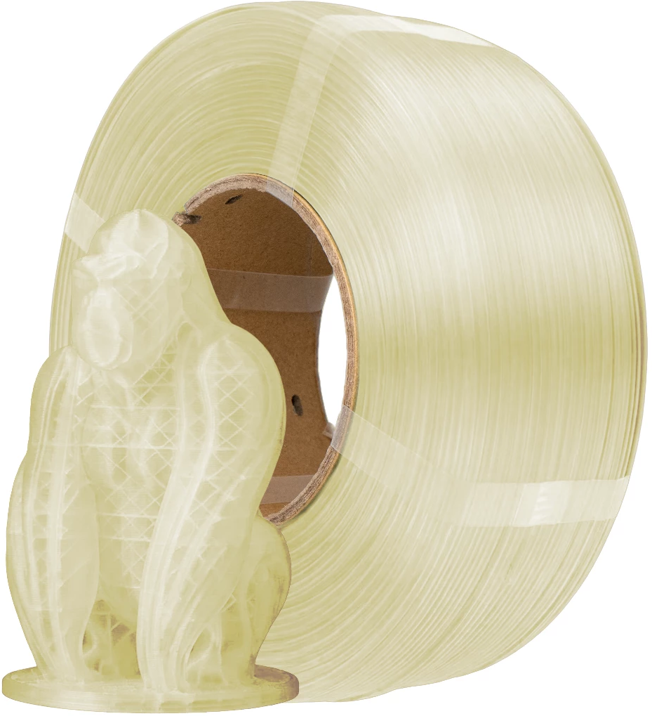 AzureFilm PLA Refill Filament (spool-free) 1kg, Transparent