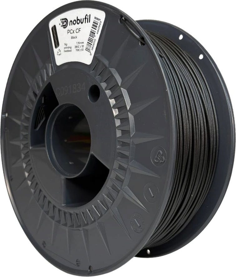 Nobufil PCx CF Filament 1kg, Black