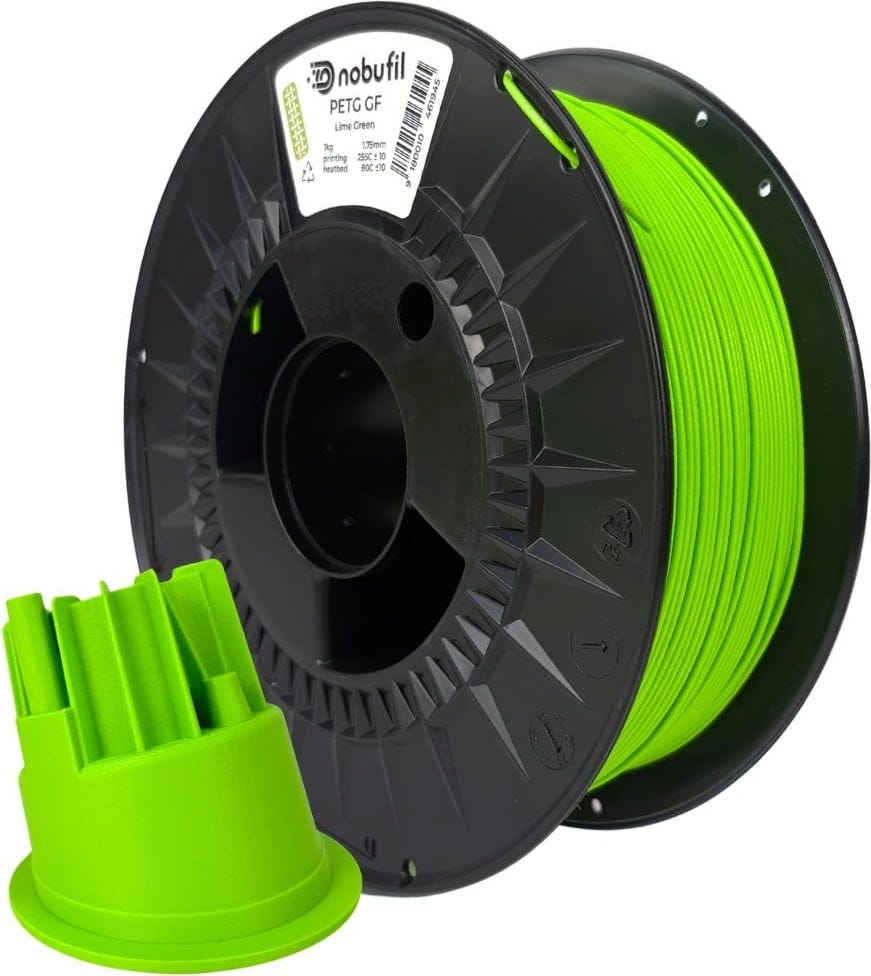 Nobufil PETG GF Filament 1kg, Lime Green
