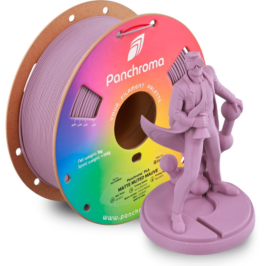 Polymaker Panchroma™ PLA Matte Muted Mauve - 3DJake International