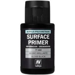 Vallejo Metal Color Gloss Black Primer - 60 ml