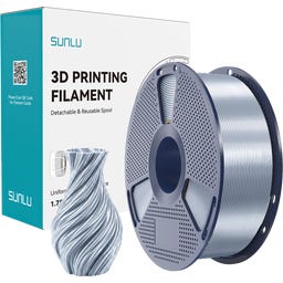 SUNLU Silk PLA+ 2.0 Silver