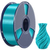 SUNLU Silk PLA+ 2.0 Glossy Lake Cyan