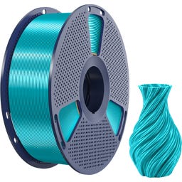 SUNLU Silk PLA+ 2.0 Glossy Lake Cyan