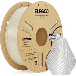 Elegoo PLA Translucent Crystal White