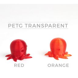 Extrudr PETG läpinäkyvä, oranssi