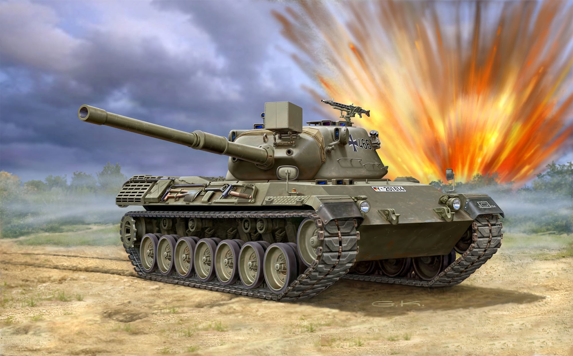 Revell Leopard 1 - 1 ks