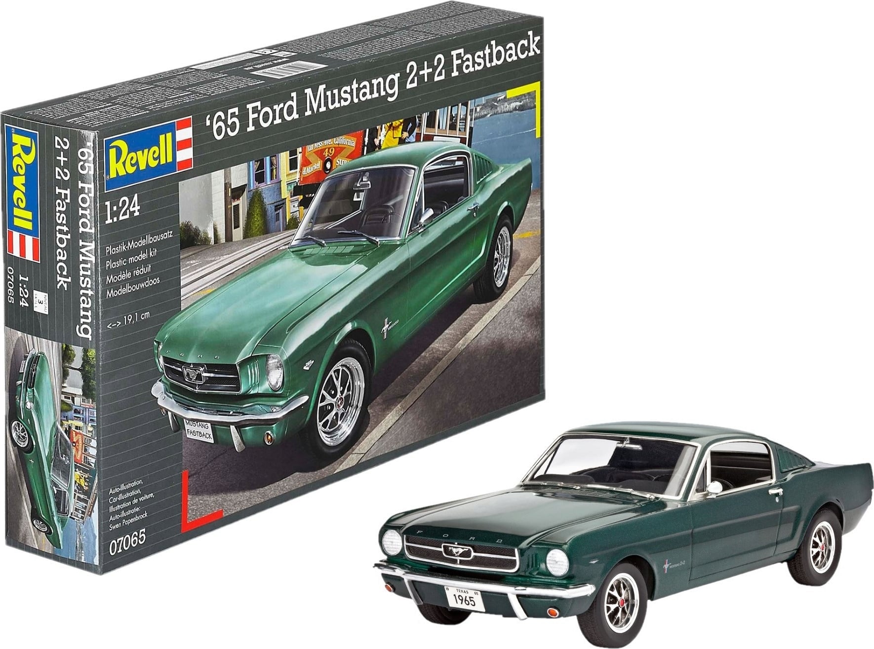 Revell 1965 Ford Mustang 2 + 2 Fastback - 1 pc