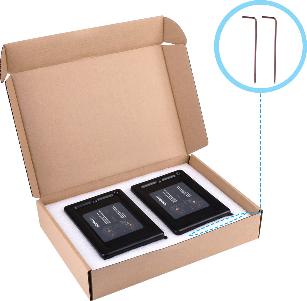 Elegoo Replacement Metal Resin Tank - Set of 2